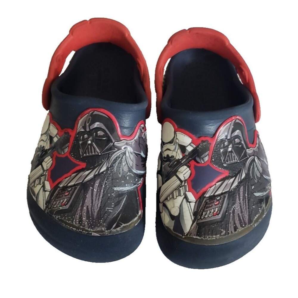 CROCS Star Wars Kids Disney Dark Side Darth Vader & Stormtroopers Toddler Sz C9
